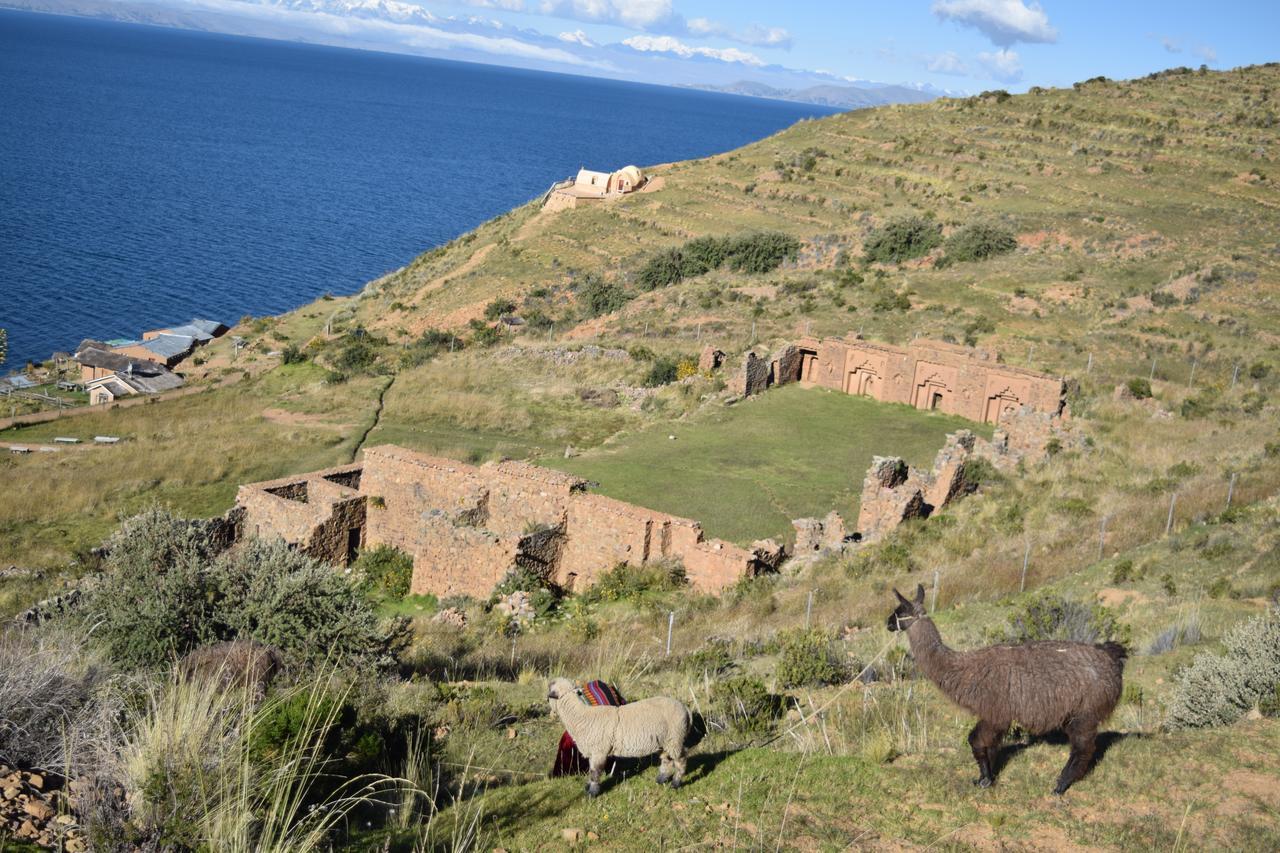 Hotel Hostal Luna Del Titikaka En Isla De La Luna Bolivia Zewnętrze zdjęcie